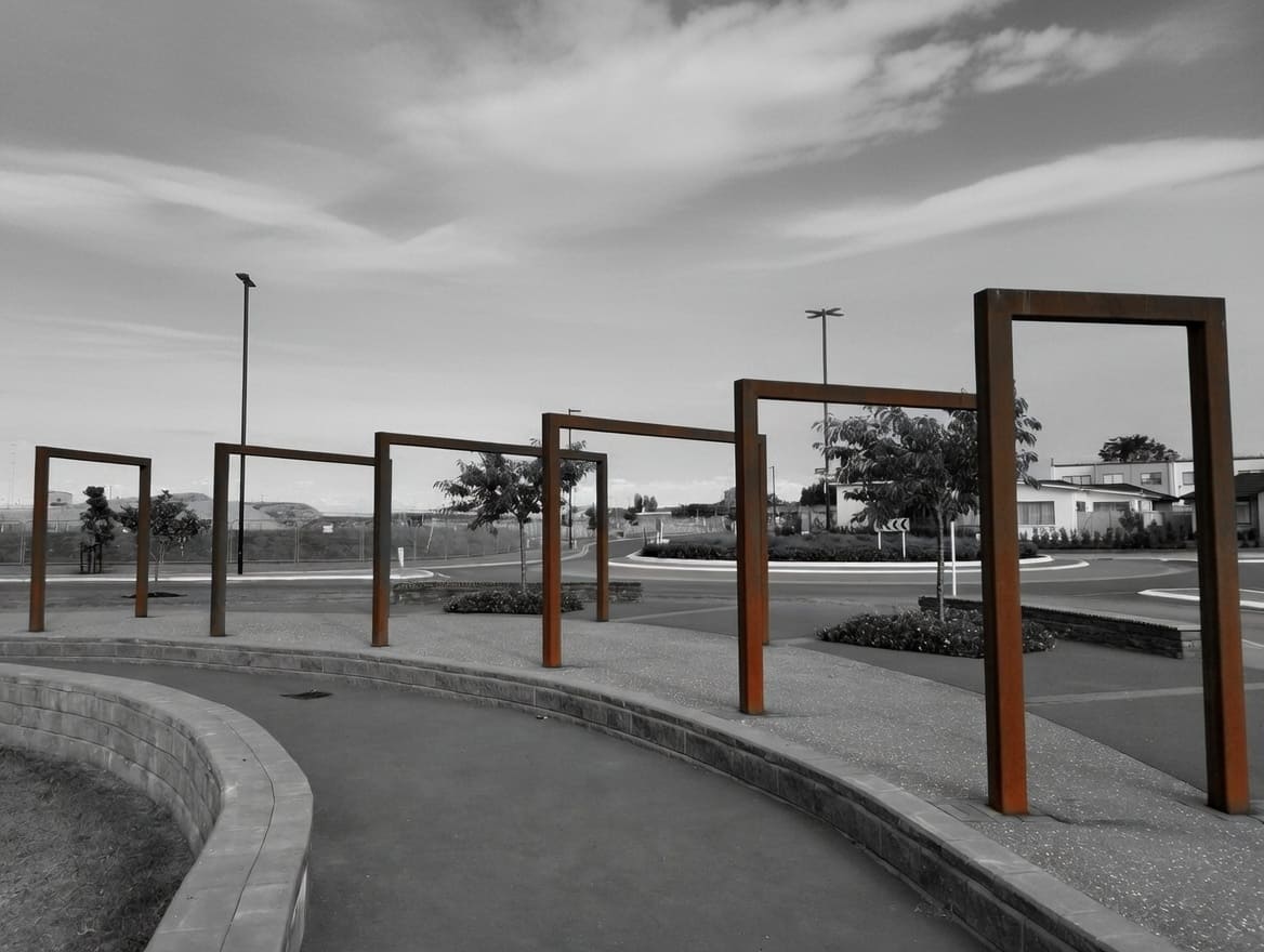 Corten Portal Frames