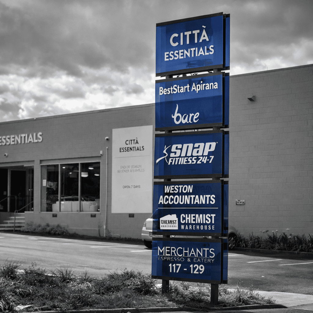 Industrial - Pylon Frame Sign