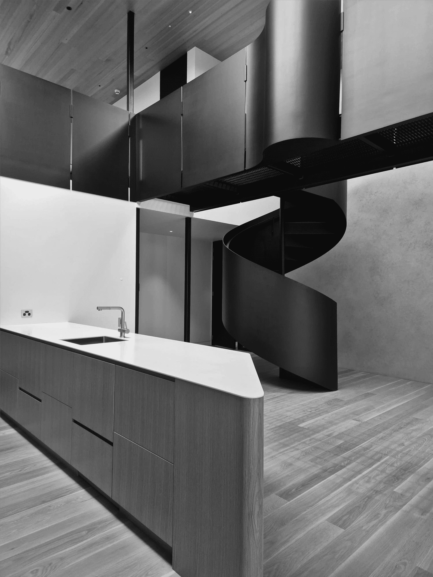 Steel Spiral Stairs